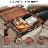 4 Piece Luggage Set Suitcase Set, ABS Hard Shell Lightweight Expandable Travel Luggage with 4 PP313145AAZ