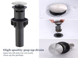 2-Handle 8 inch Widespread Bathroom Sink Faucet Brushed Nickel Lavatory Faucet 3 Hole 360&deg Swivel 01184644