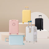 ABS Spinner Wheel Luggage, Carry on Suitcase, with Cup Holder & USB Port & Phone Holder W2787P262957