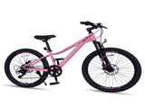 24 Inch 6-Speed Mountain Bike for Kids Boys and Girls W1019P326442