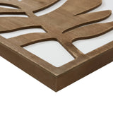 Birch Botanical Two-tone Wood Panel Wall Dcor Set B035P341126