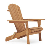 Wooden Outdoor Folding Adirondack Chair Set of 2 Wood Lounge Patio Chair for Garden,Garden, Lawn, 19611742