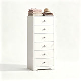 () 6-Drawer Particleboard Chest with Melamine Finish 19.07*15.75*48.27in White 91730104