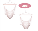 2pcs Hanging Rope Air/Sky Chair Swing beige 62053373