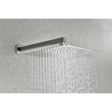 ZNTS 12" Rain Shower Head Systems Wall Mounted Shower W2287140905