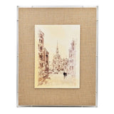 S/2 European Cities Watercolor Framed Prints, 24X30" W2078P205305