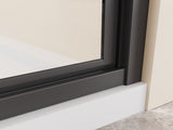 44-48.in W x 72.in H Pivot Shower Door, 1/4 inch Thick Clear Tempered Glass Swing Shower Door with W3048P469340