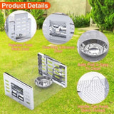 2Pcs Humane Rat Trap Catch and Release Live Mouse Cage Traps with Automatic Continuous Cycle 49485638