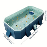 3.0PVC inflatable folding swimming pool W2710P330787