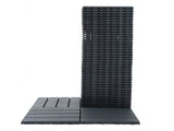 Plastic Interlocking Deck Tiles,44 Pack Patio Deck Tiles,12"x12" Square Waterproof Outdoor All W206P151694