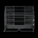 52 Inches Heavy Duty Dog Crate with Roof Top W2181P356225