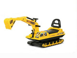 Yellow Black No Power Excavator Toy Durable Ride On Tractors Digger Movable Scooter Walker, Basket 86452140