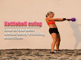 Kettlebell, Strength Training Kettlebells Weight for Women, Vinyl Coated Kettle Bell for Home Gym 36685825