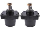 Pair Hydrulic Wheel Motor 114-0549 Replacement for Exmark Parker TE0195JS250AAMU 1140549 49075640
