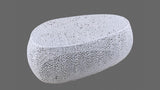 T3601-50 Oval Coffee Table White B009140733