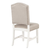 TREXM Retro Style Dining Chair Set with 4 Upholstered Chairs for Dining Room and Living Room WF298830AAD