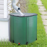 ZNTS 200 Gallon Folding Rain Barrel Water Collector Green 22520505