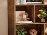 Wooden Cube Bookshelf, Open 3-Tier Bookcase with Legs, Freestanding Bookshelves Storage Organizer 57399162