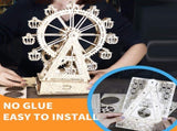 3d Wooden Puzzle Gear Ferris Wheel Music Box You Are My Sunshine Handmade Assembly Model Kit 66396036