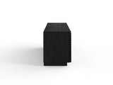 73 inch Fireplace TV Stand for TVs up to 85 inches, Black Finish B108P255362