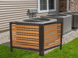 2-Panel Outdoor Air Conditioner Fence Screen, Outsideood Privacy Fence, Backyard Garden Patio 38" W2640P290610