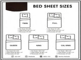 Bed Sheets 4-Piece Set OEKO-TEX Certified Bedding with Fitted Sheet, Flat Sheet & Pillowcases 22609494