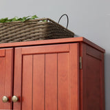 72.4" Tall Storage Cabinet Tall Storage Cabinet with 8 Doors and 4 Shelves ,Bookshelf Living Room, W2275P269079