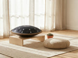 10 Notes Mandala Pattern Black Handpan Drum Decorative Steel Percussion Instrument 04381325