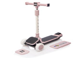 Kids Ride On 3-Wheel Scooter W/Buildable blocks, PU flashing wheels and Folding Kick W1578P368162