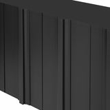 Sophisticated 4-Door Sideboard Adorned with Intricate Linear Accents and Luxurious N711P247438B