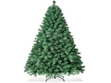 6ft Artificial Christmas Tree with 1,000 Branch Tips, Hinged PVC Xmas Tree with Metal Stand, Green 82451435