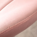 Ellston Upholstered Adjustable Swivel Barstools in Pink, Set of 2 T2574P165085