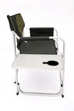 2-piece Padded Folding Outdoor Chair with Side Table and Storage Pockets,Lightweight Oversized W24172220