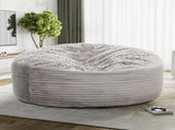 Traditional 72 in. Oversized Velour Memory Foam Bean Bag, Living Room Round Lounger Sofa Chair, B011P206739