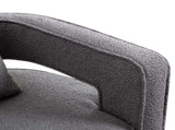 29.13"W Swivel Accent Open Back Chair Modern Comfy Sofa Chair With Black Base For Nursery Bedroom W3188P417878