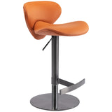 Swivel Titanium Stainless Steel Bar Stools Adjustable Height for Kitchen Counter and Dining W2195135504