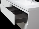 72" Floating Bathroom Vanity with Sink, Modern Wall-Mounted Bathroom Storage Vanity Cabinet with 2 W1573P152690