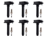 Pack of 6 Ignition Coil Spark Plugs fit for Chrysler Pacifica Ram Dodge Durango 90167092