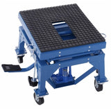 Hydraulic Motorcycle Scissor Jack Lift 300lbs Foot Step Wheels for Dirt Bikes 76130904