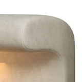 Entryway Bench Leather Upholstered Ottoman with LED sensor light for living room ,bedroom,end of bed W1170P262050
