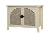 Rattan 2 Door Cabinet, Suitable for Bedroom, Living Room, Study W688P225230