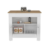 Arlet Kitchen Island Two Door Cabinet and Shelf B200P173164