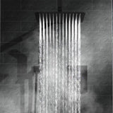 ZNTS 10 inch Shower Head Bathroom Luxury Rain Mixer Shower Complete Combo Set Wall Mounted W2287P182542