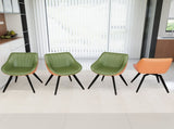 A set of 4 dining chairs, medieval modern kitchen dining chair, PU decorative chairs with black 48388254