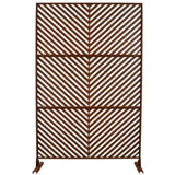 Outdoor & Indoor Privacy Metal Privacy 76" H48" W, Freestanding Decorative Privacy W465P193249