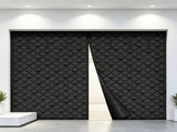 Garage Door Insulation Kit 8 x 7 FT Magnetic Thermal Insulated Door Curtain 300D Oxford Fabric Heavy 12880243