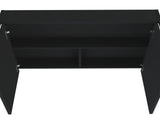 McNary Medicine Cabinet With Included Mirrors And 2 Doors, Black B128P237179