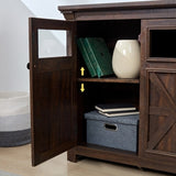 3 Doors Cabinet Farmhouse Buffet Sideboard Cabinet, Farmhouse TV Stand Barn Design Three doors W2275P149114