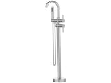 Floor Mount Bathtub Faucet Freestanding Tub Filler Brushed Nickel Standing High Flow Shower Faucets 40466420