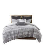 Full/Queen Cotton Jacquard Duvet Cover Mini Set B03596480